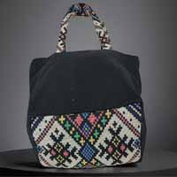 Durable Black Canvas Tote Bag